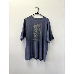 Rat Fink Men's 2xl Tee Tshirt Blue Gray